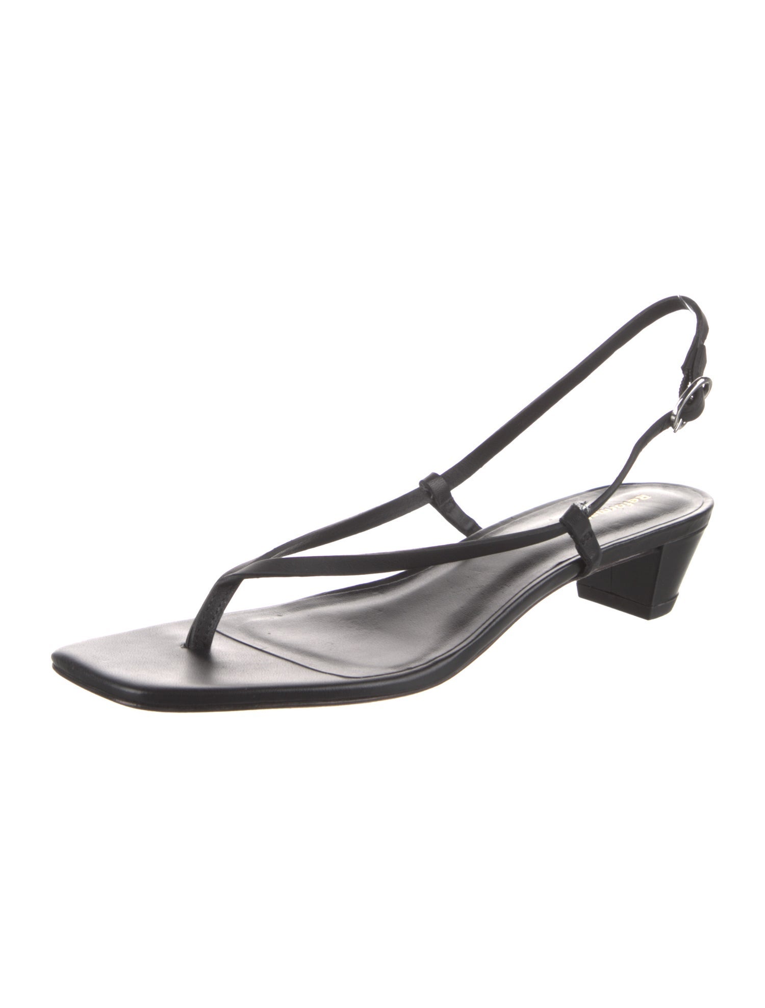 Reformation Leather Slingback Sandals