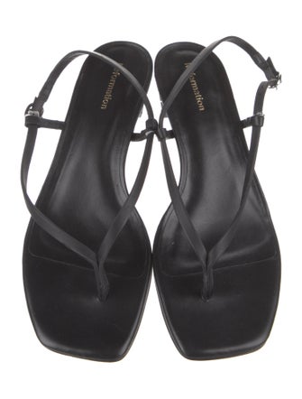 Reformation Leather Slingback Sandals