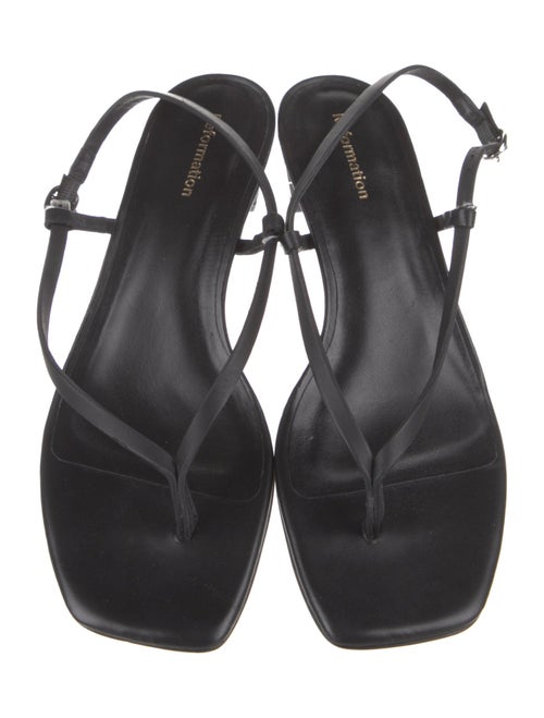 Reformation Leather Slingback Sandals