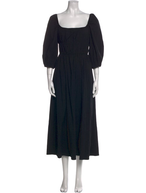 Reformation Square Neckline Long Dress