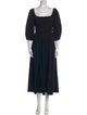 Reformation Square Neckline Long Dress