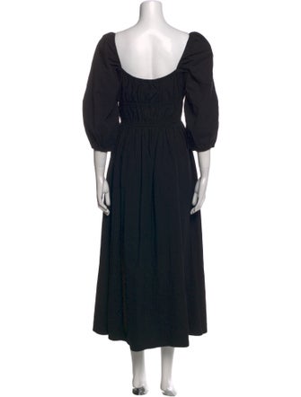 Reformation Square Neckline Long Dress