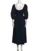 Reformation Square Neckline Long Dress