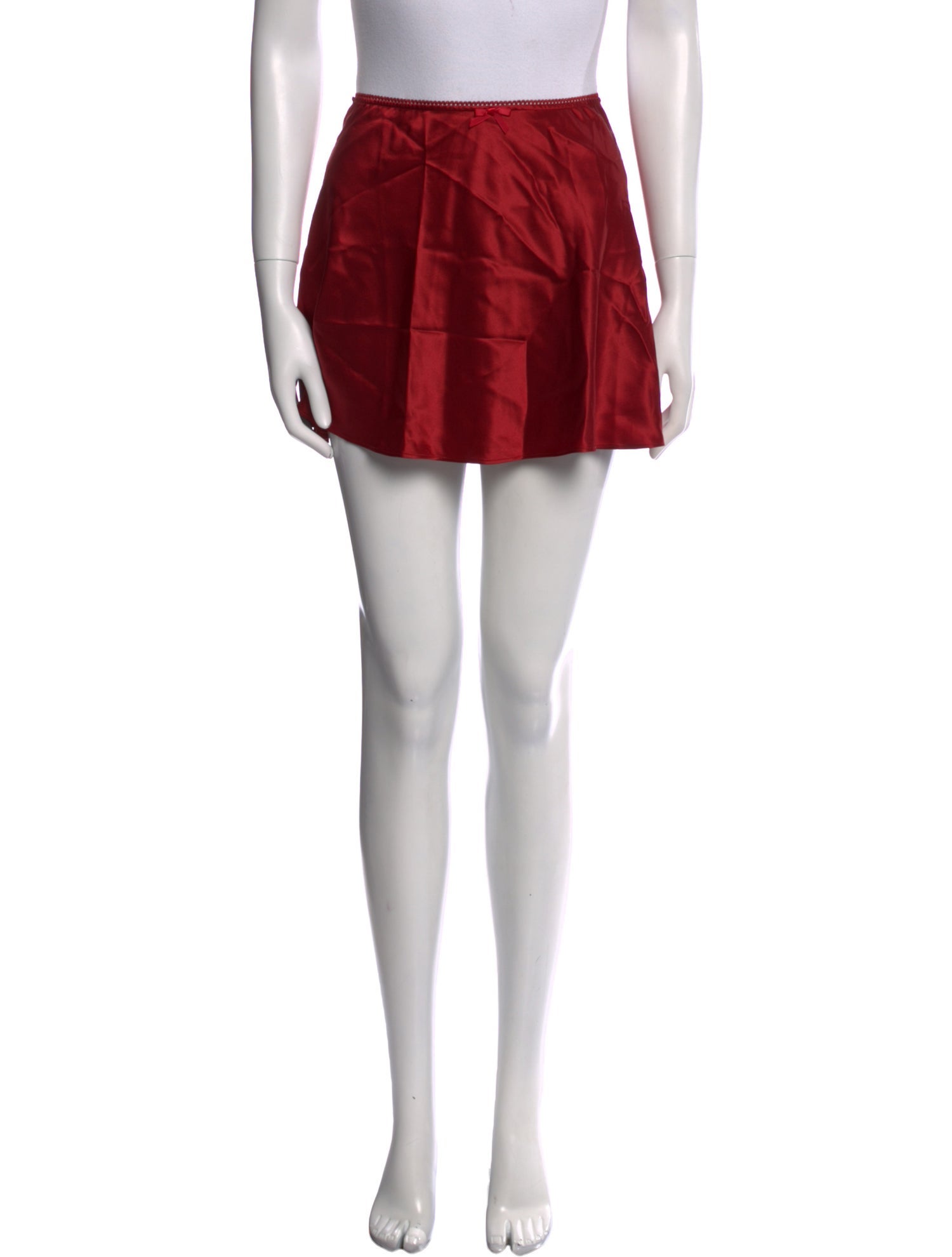 Reformation Silk Mini Skirt