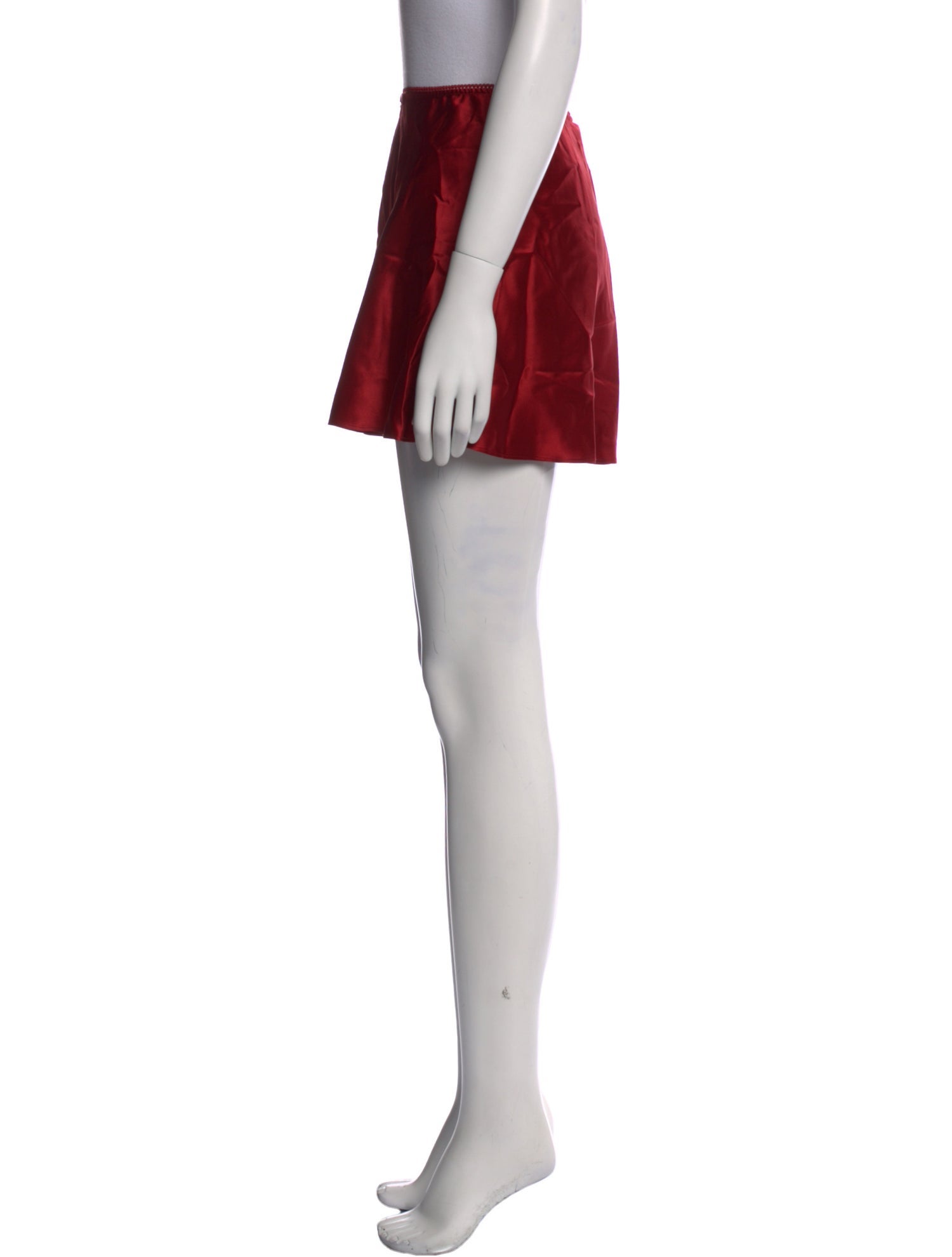 Reformation Silk Mini Skirt