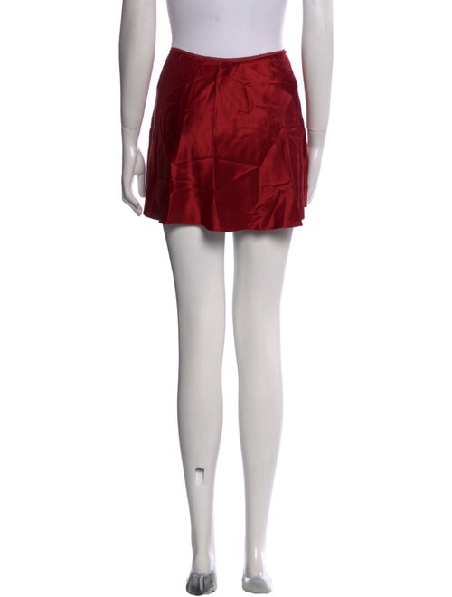 Reformation Silk Mini Skirt