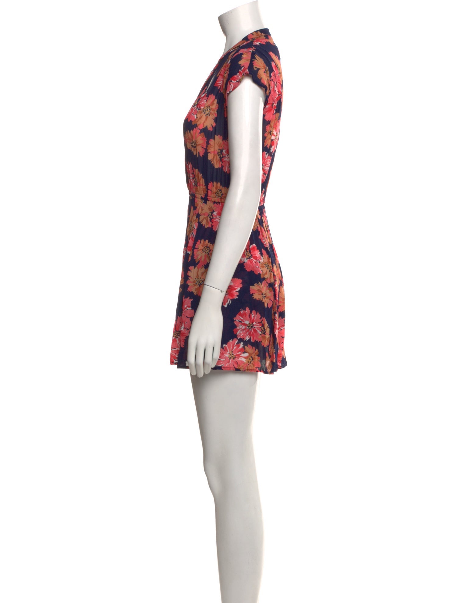 Reformation Floral Print Mini Dress