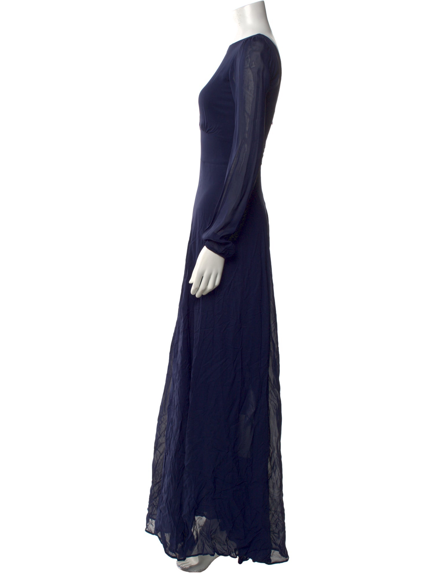 Reformation Bateau Neckline Long Dress