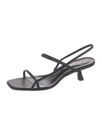 Reformation Leather Slingback Sandals