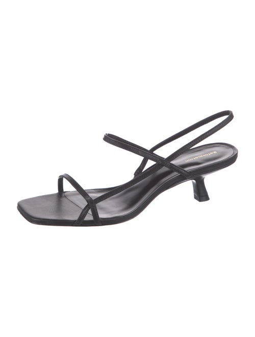 Reformation Leather Slingback Sandals
