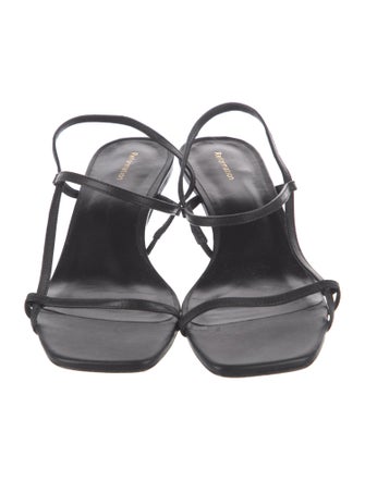 Reformation Leather Slingback Sandals