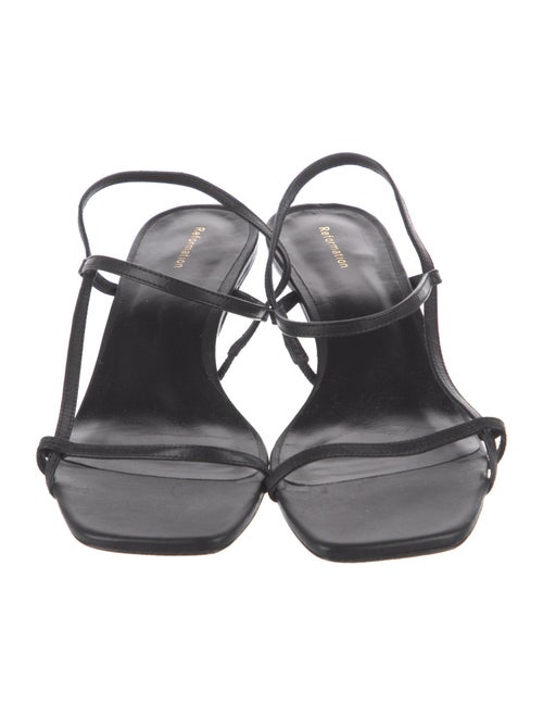 Reformation Leather Slingback Sandals