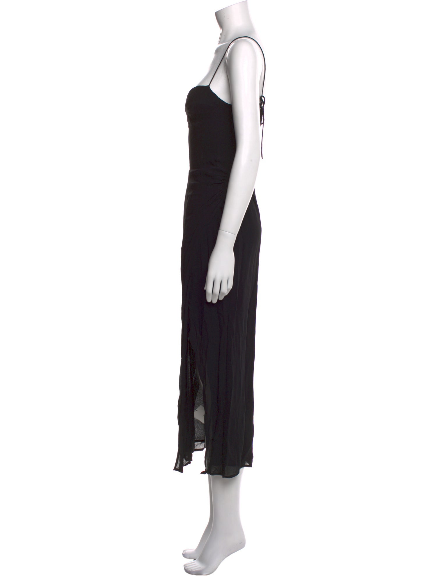 Reformation Square Neckline Midi Length Dress