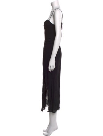 Reformation Square Neckline Midi Length Dress