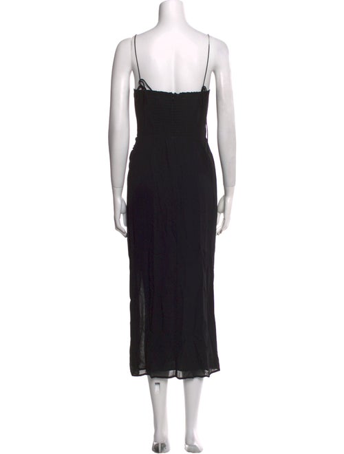 Reformation Square Neckline Midi Length Dress