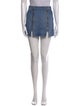 Reformation Distressed Accents Mini Skirt