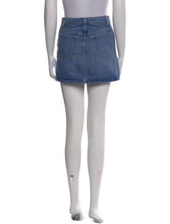 Reformation Distressed Accents Mini Skirt