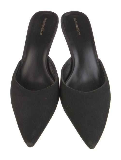 Reformation Suede Mules