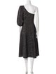 Reformation One-Shoulder Midi Length Dress