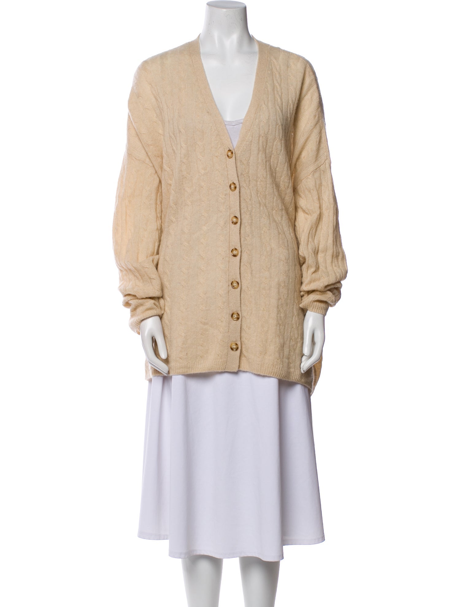 Reformation Cashmere V-Neck Sweater