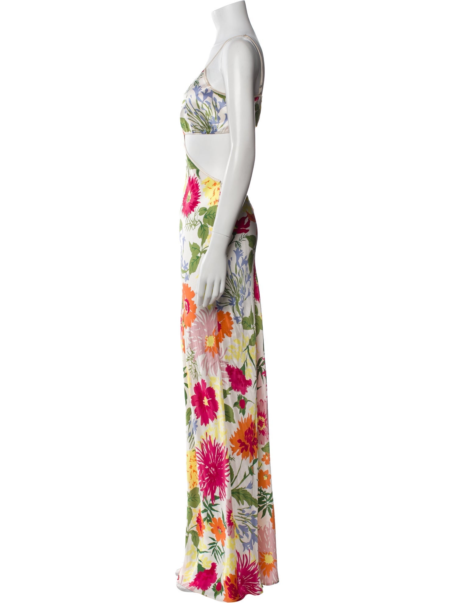 Reformation Silk Long Dress w/ Tags