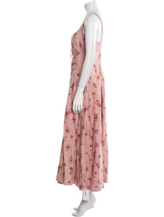 Reformation Linen Long Dress