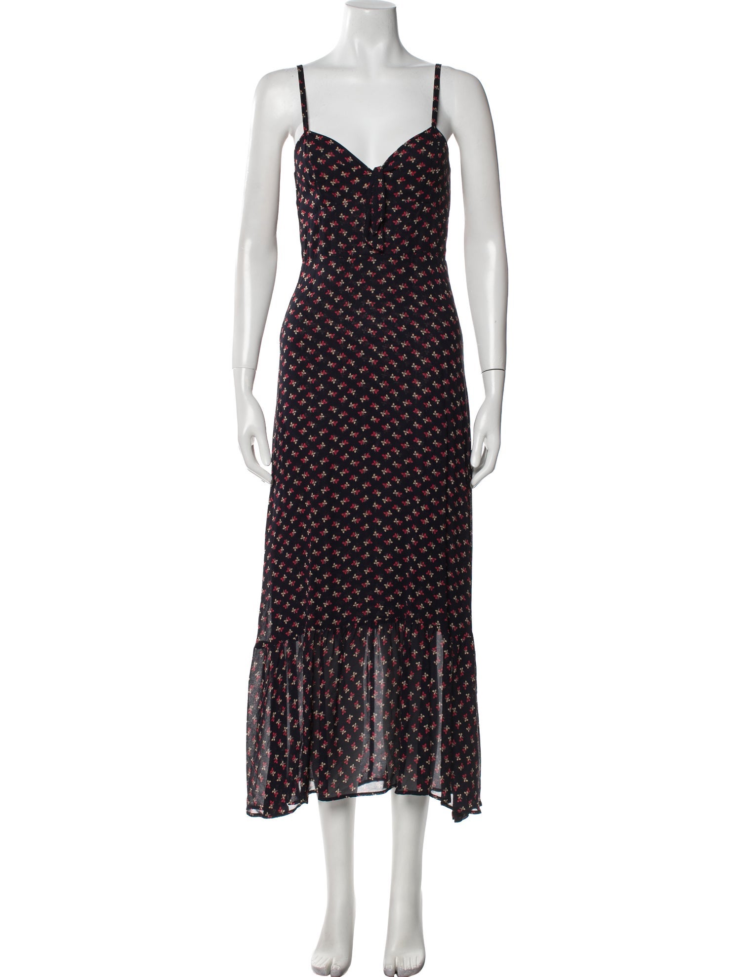 Reformation Printed Long Dress