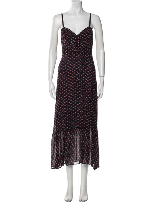 Reformation Printed Long Dress