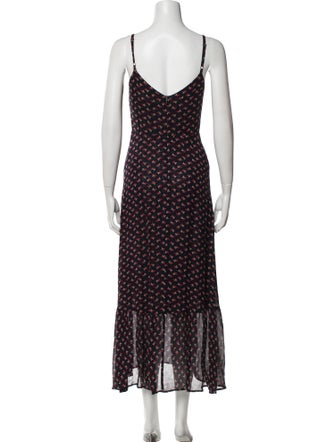 Reformation Printed Long Dress