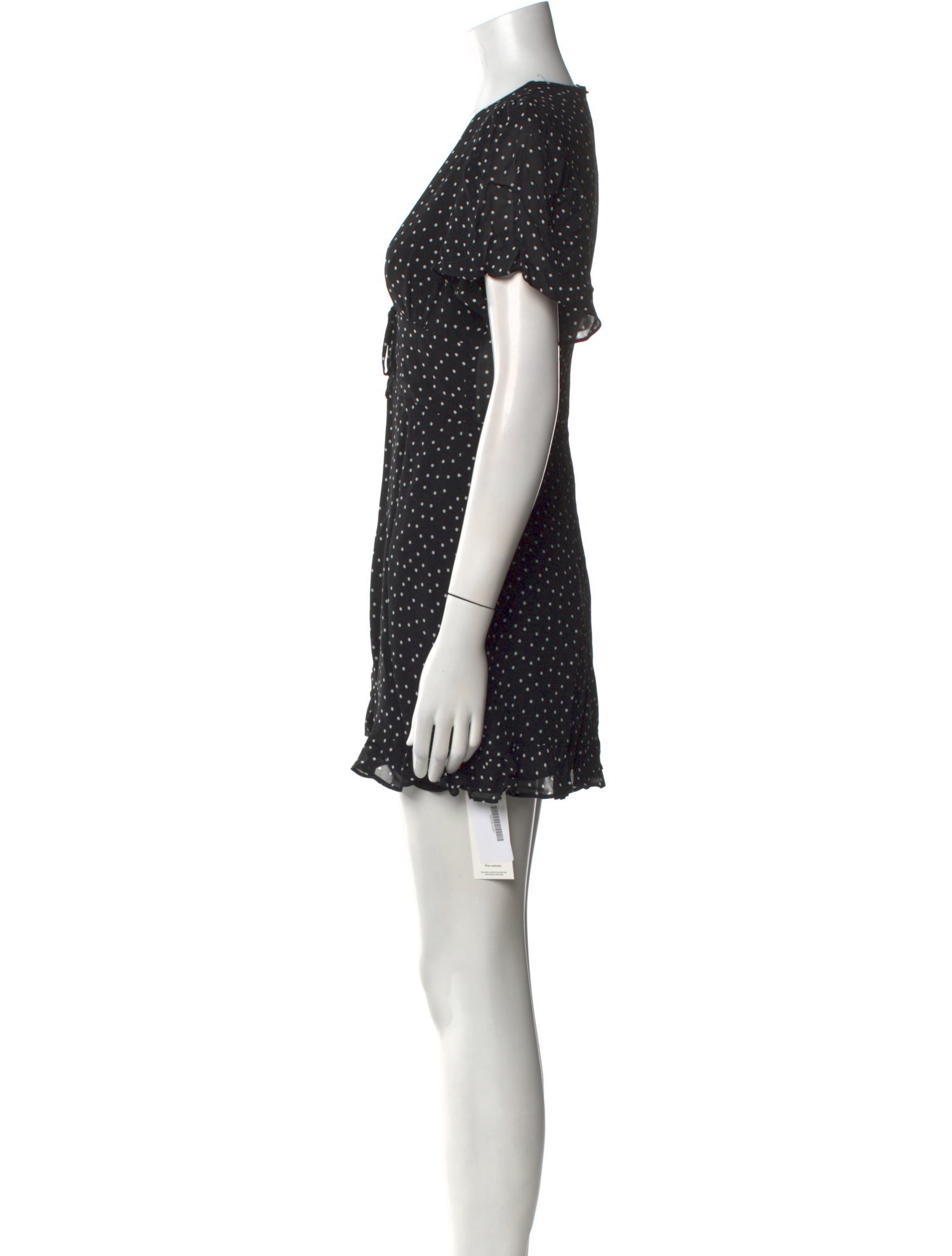 Reformation Polka Dot Print Mini Dress