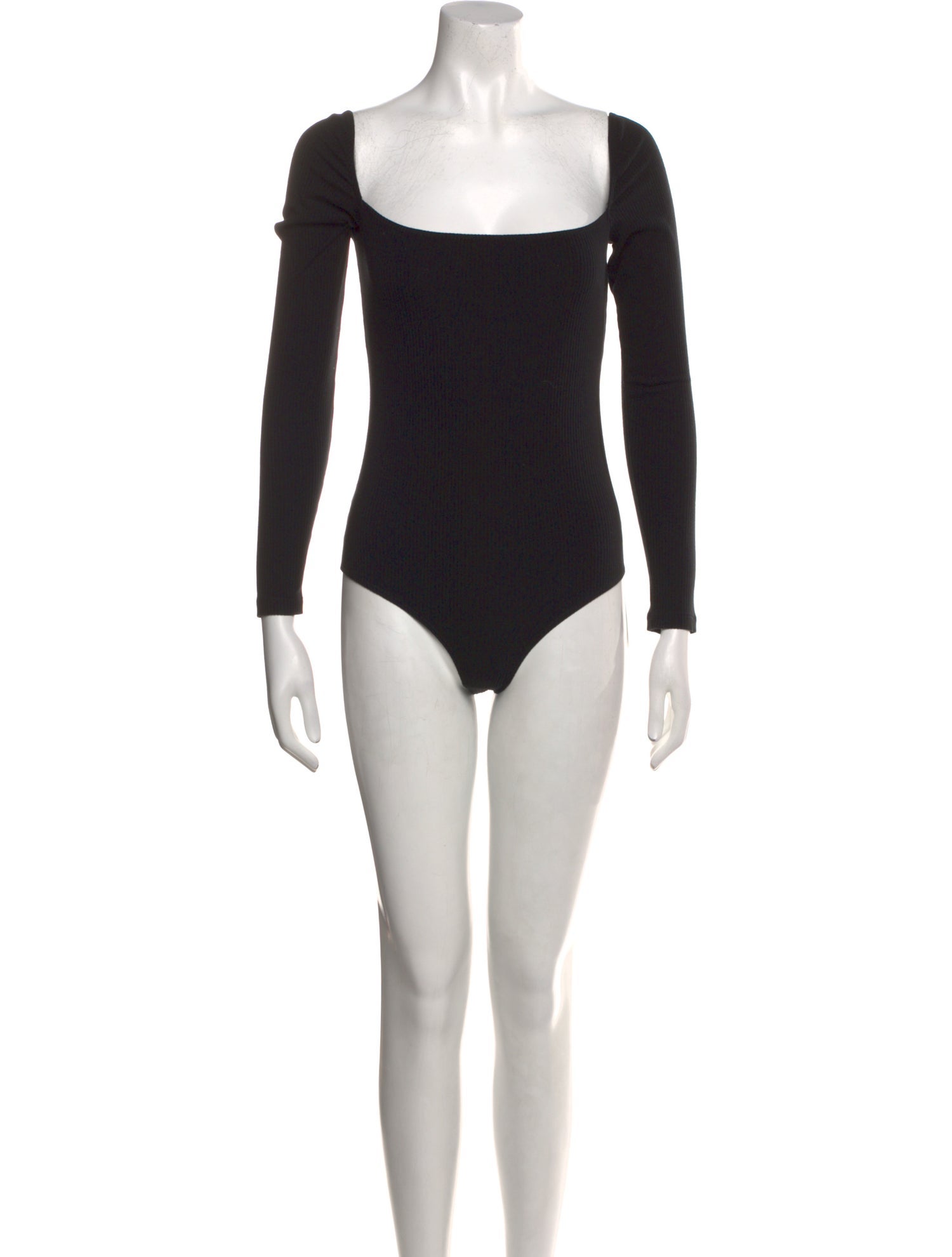 Reformation Square Neckline Long Sleeve Bodysuit