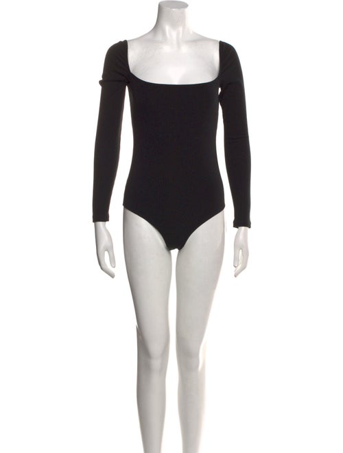 Reformation Square Neckline Long Sleeve Bodysuit