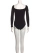 Reformation Square Neckline Long Sleeve Bodysuit