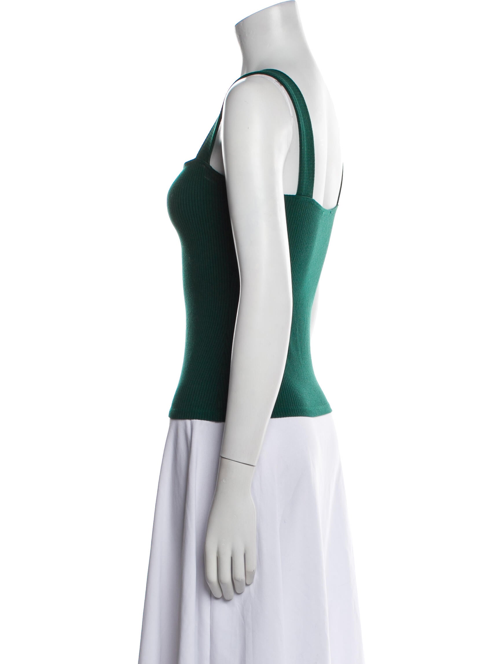 Reformation Square Neckline Sleeveless Top