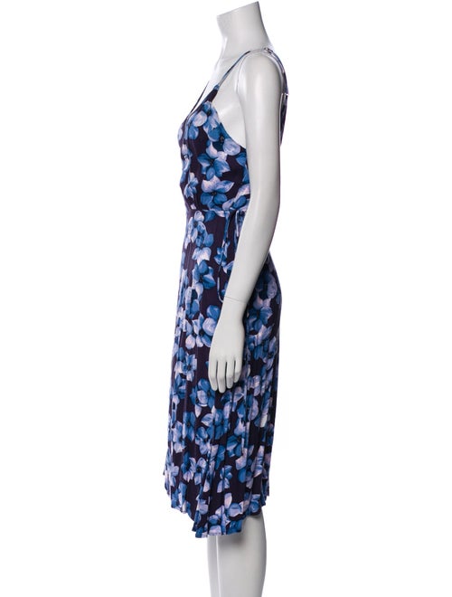 Reformation Floral Print Midi Length Dress