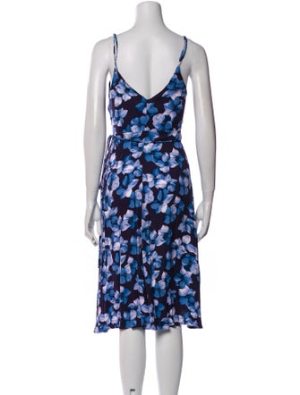 Reformation Floral Print Midi Length Dress