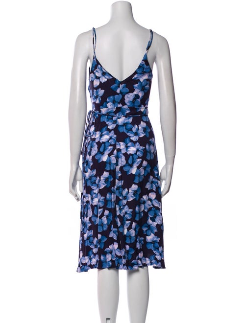 Reformation Floral Print Midi Length Dress