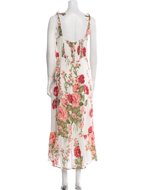 Reformation Floral Print Long Dress