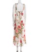 Reformation Floral Print Long Dress
