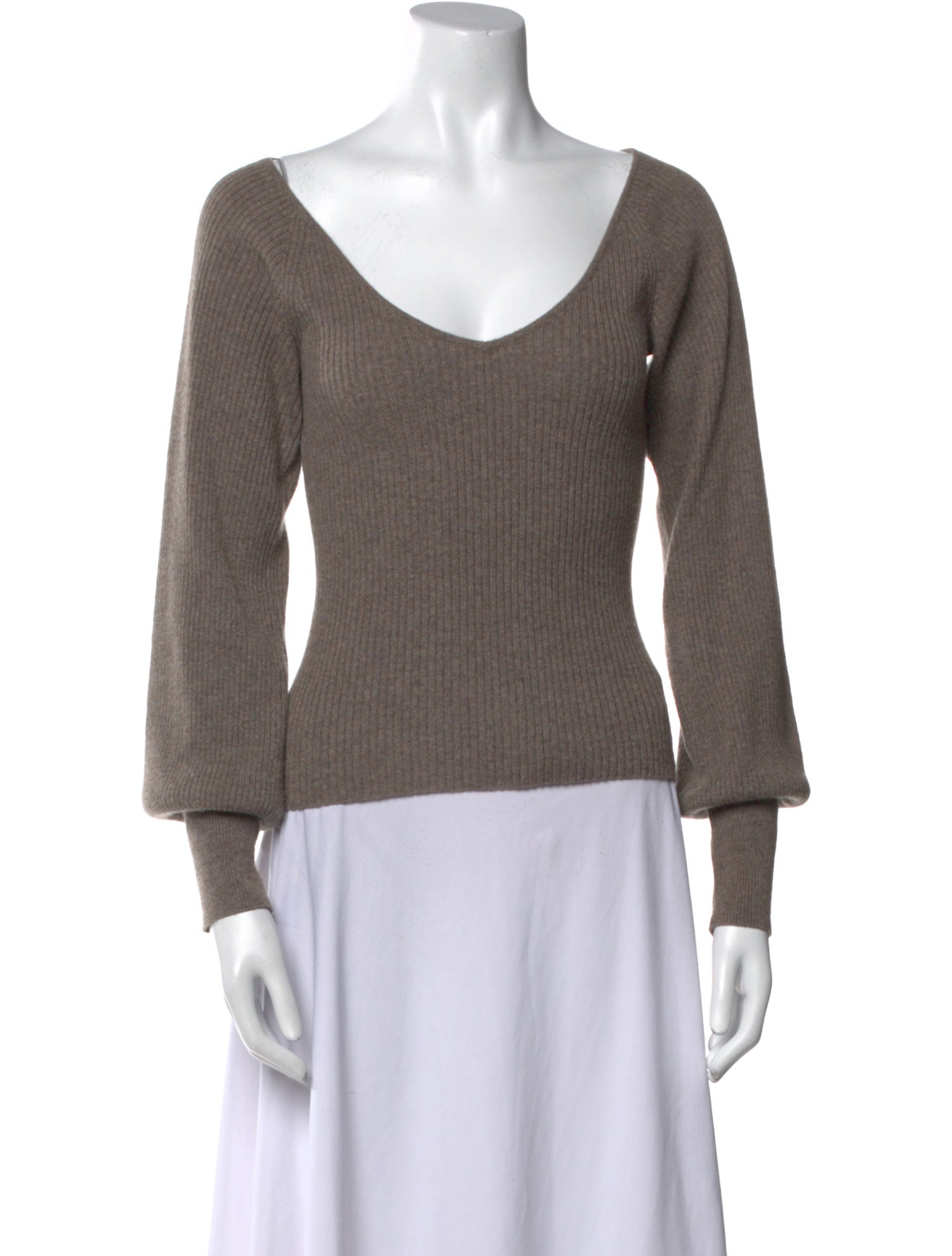 Reformation Cashmere V-Neck Sweater