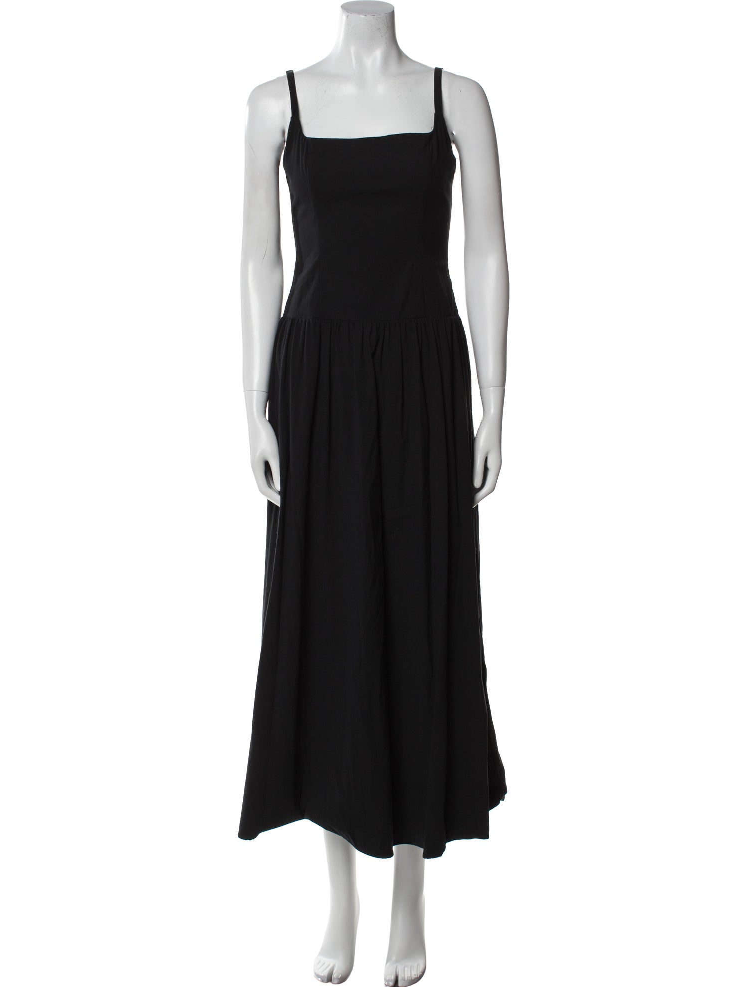 Reformation Square Neckline Long Dress