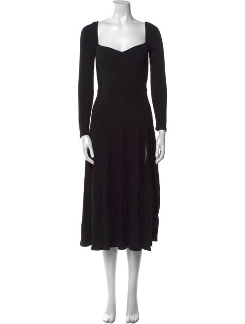 Reformation Square Neckline Midi Length Dress
