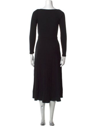 Reformation Square Neckline Midi Length Dress