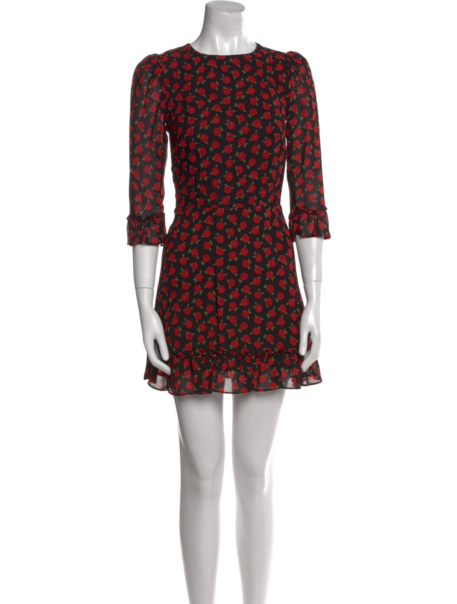 Reformation Floral Print Mini Dress