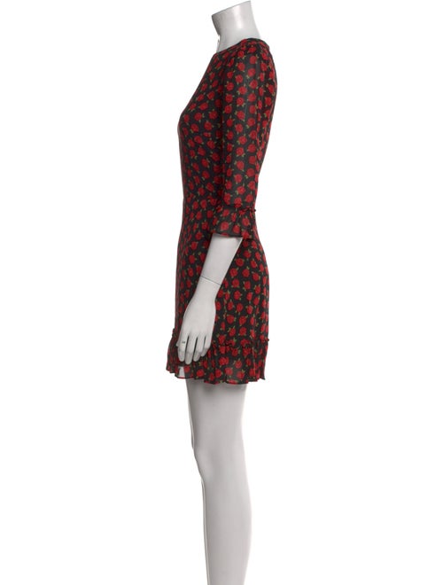 Reformation Floral Print Mini Dress