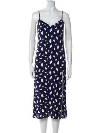 Reformation Printed Midi Length Dress