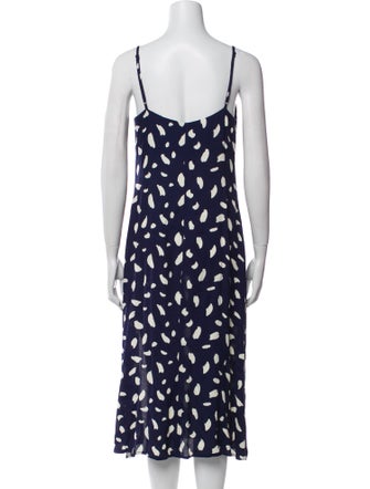Reformation Printed Midi Length Dress