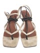 Reformation Canvas Sandals