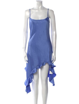 Reformation Square Neckline Midi Length Dress