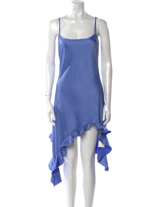 Reformation Square Neckline Midi Length Dress